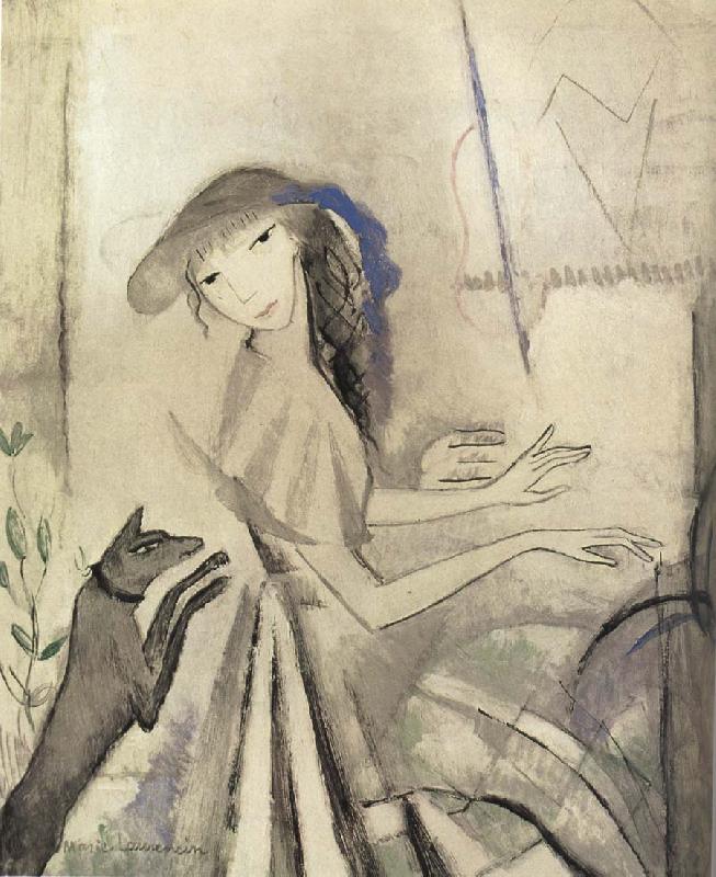 Marie Laurencin Self-Portrait of play piano